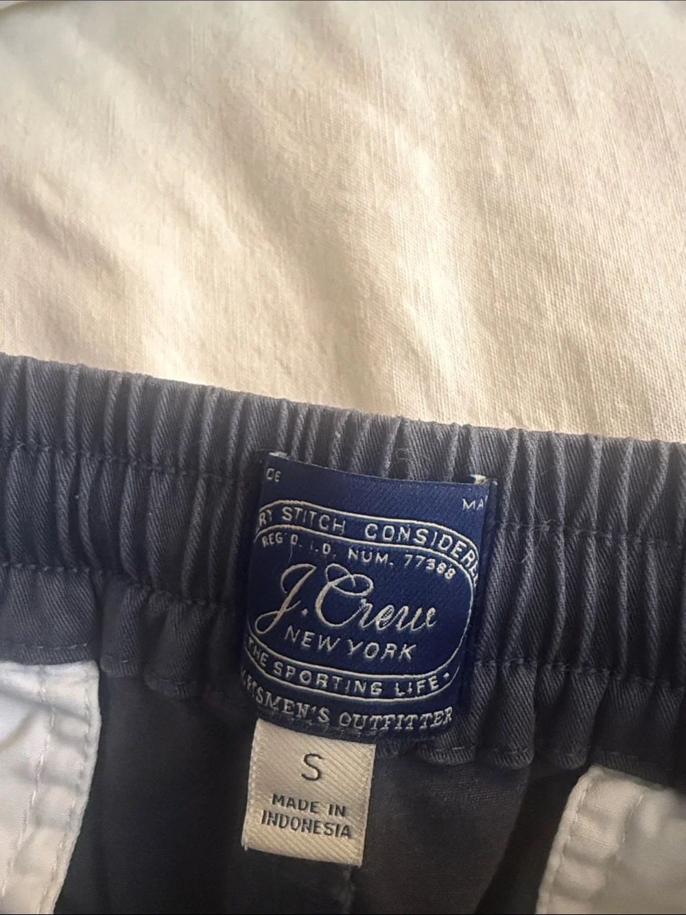 J. Crew Navy Drawcord Chinos